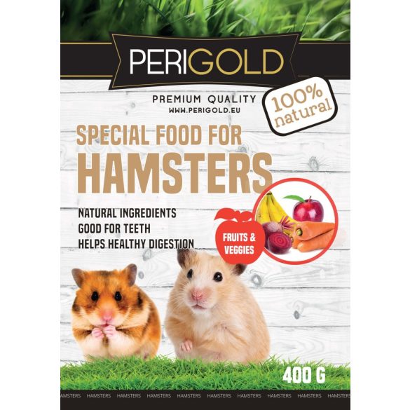 Perigold Hamster Fruit&Veggies Food 400g