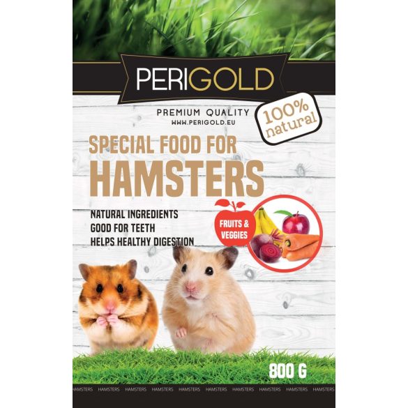 Perigold Hamster Fruit&Veggies Food 800g