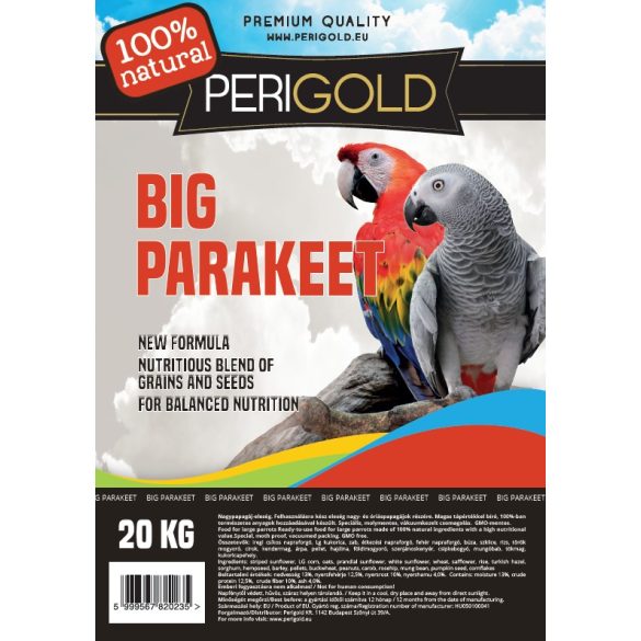 Perigold Amazon Papagáj Eleség 20 kg